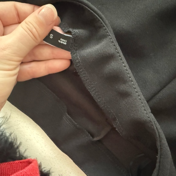 Black Faux Fur-Lined Skirt and Top Matching Set - Picture 9 of 9